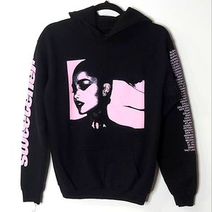 Ariana Grande Sweetener Tour Black Hoodie - Size Small